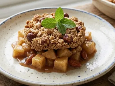 Apple crumble 