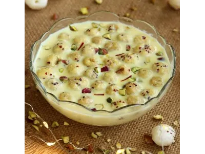 Chironji Makhana Kheer