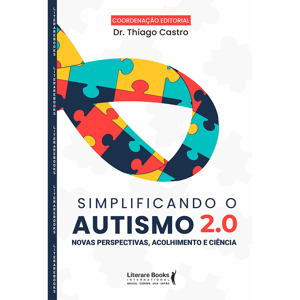 Capa do livro Simplificando o Autismo 2.0, com participação de Júlia Castilho como coautora