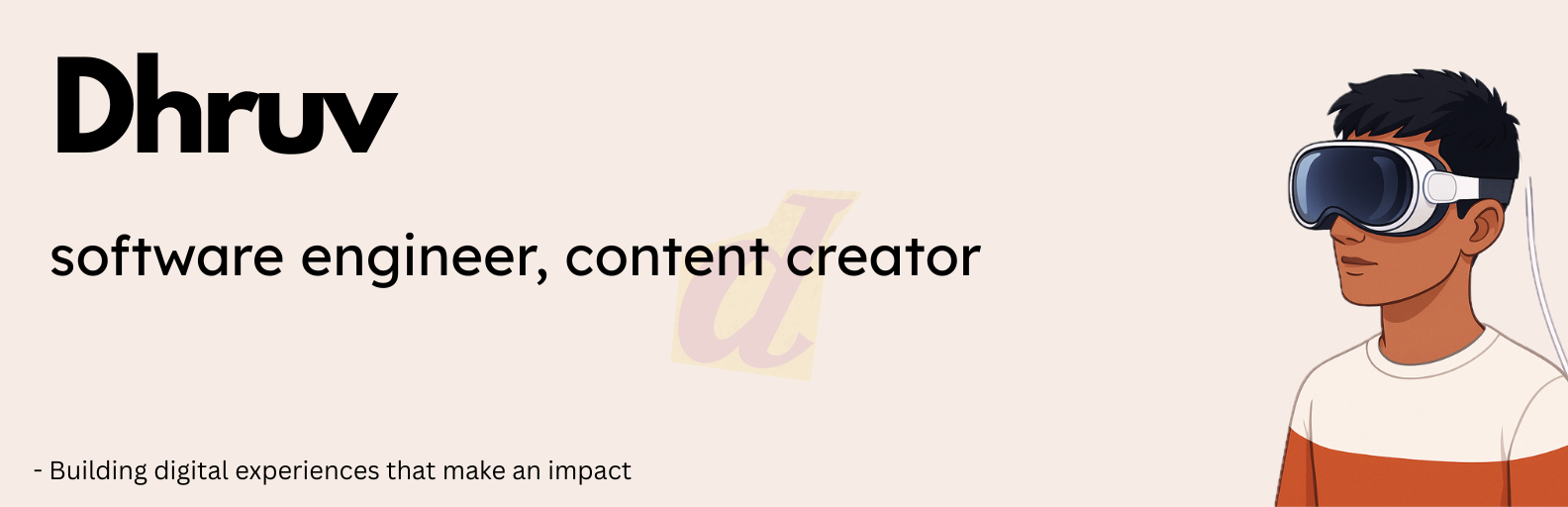 Dhruv - Software Engineer & Content Creator