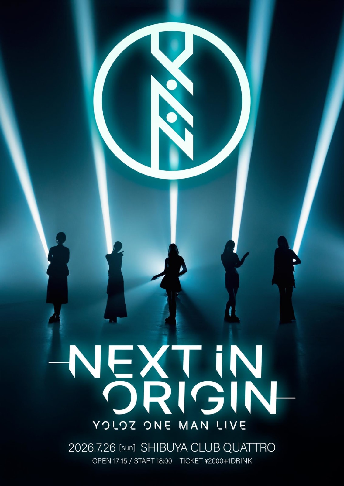 YOLOZ ONE MAN LIVE -NEXT in ORIGINｰ のフライヤー