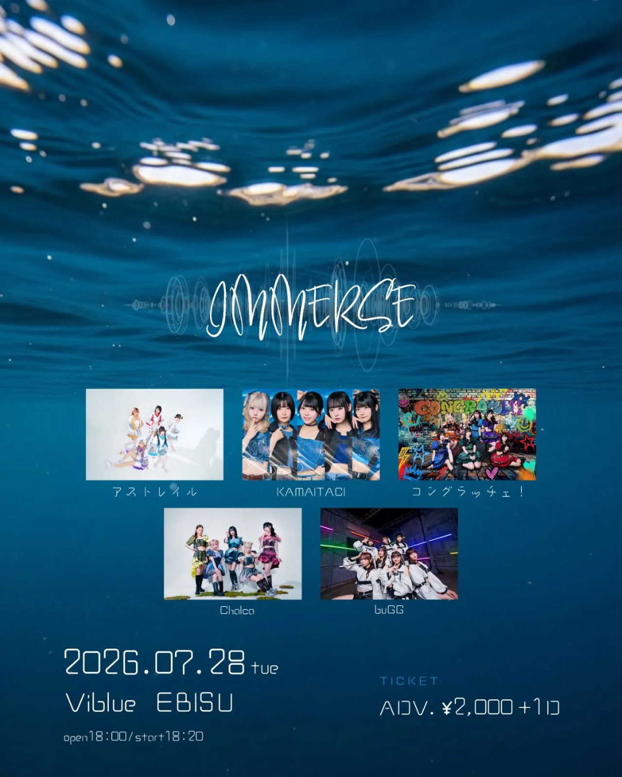 IMMERSE のフライヤー