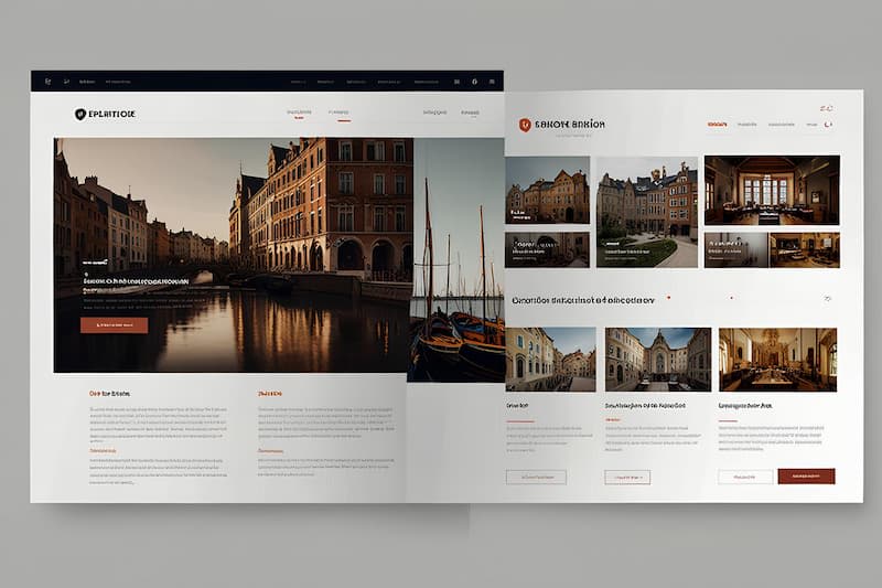 What are the terms of the development of the fully functional website?