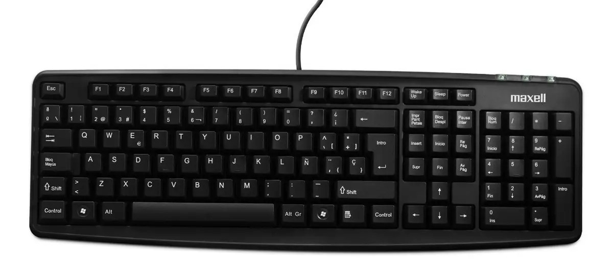 Teclado Maxell con cable