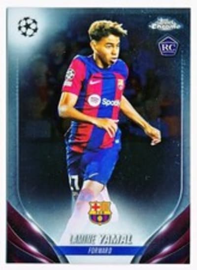 Lamine Yamal Topps Chrome UEFA