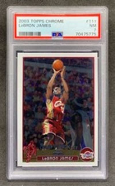 LeBron James Topps Chrome RC