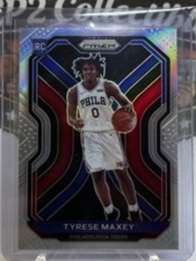 Tyrese Maxey Prizm Silver RC