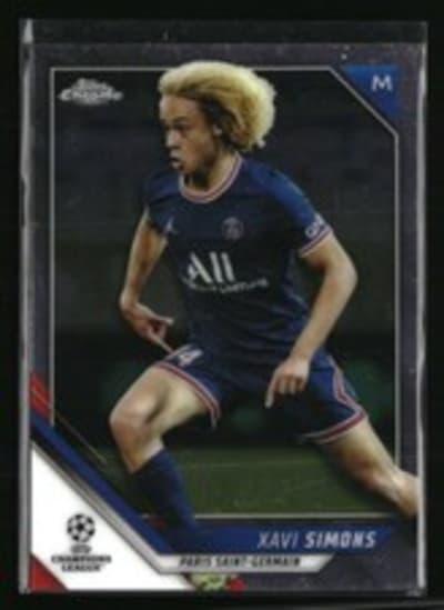 Xavi Simons Topps Chrome UEFA