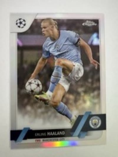 Erling Haaland Topps Chrome UEFA Refractor