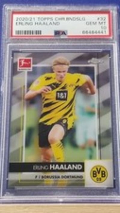 Erling Haaland Topps Chrome Bundesliga