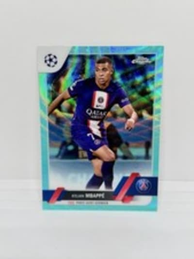 Kylian Mbappe Topps Chrome UEFA Refractor