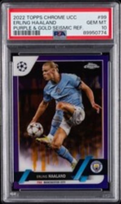 Erling Haaland Topps Chrome UEFA