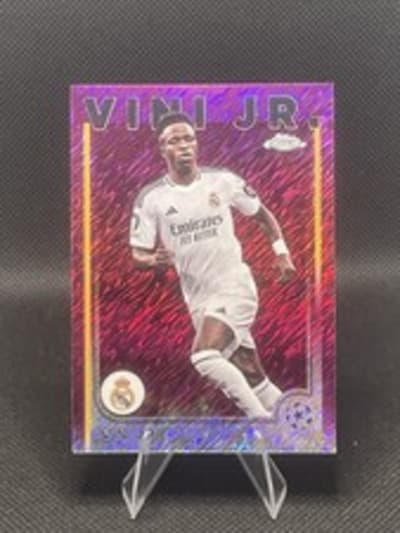 Vinicius Junior Topps Chrome UEFA Refractor