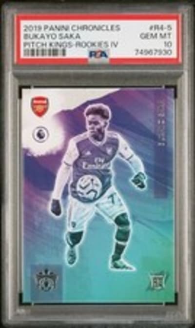 Bukayo Saka Panini Chronicles Pitch Kings Rookies IV
