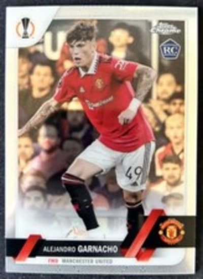 Alejandro Garnacho Topps Chrome UEFA