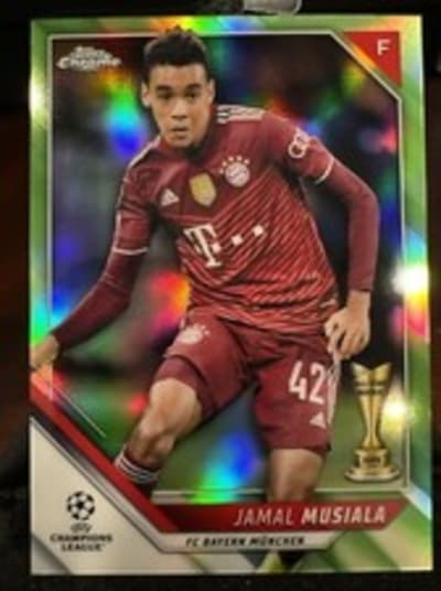 Jamal Musiala Topps Chrome UEFA