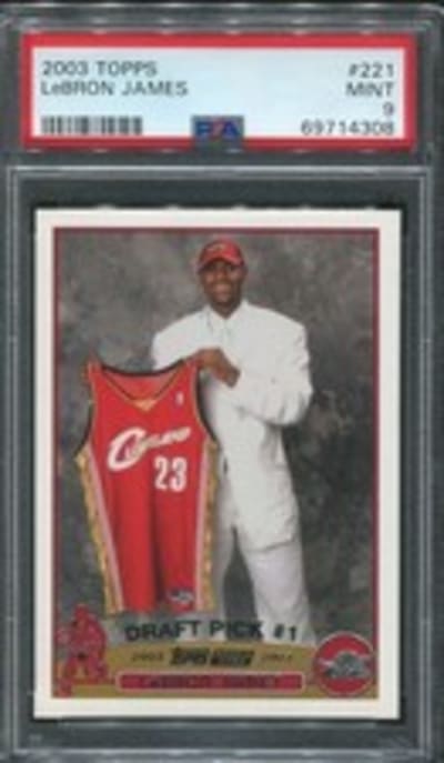 LeBron James Topps #221 RC