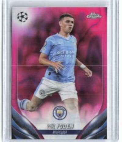 Phil Foden Topps Chrome UEFA Refractor