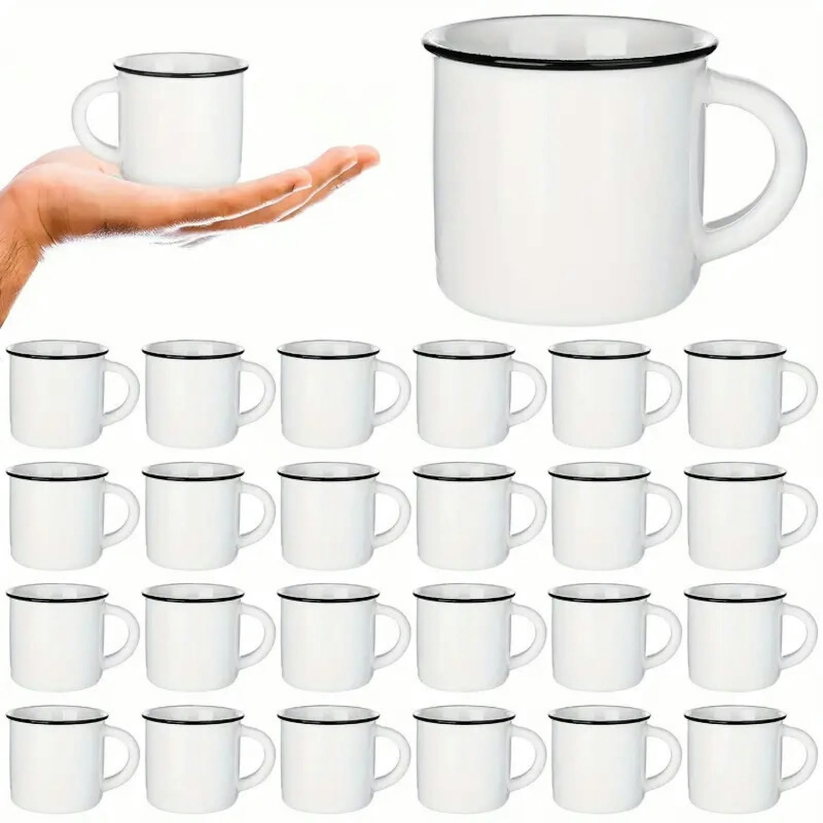 White Ceramic Coffee & Espresso Mug