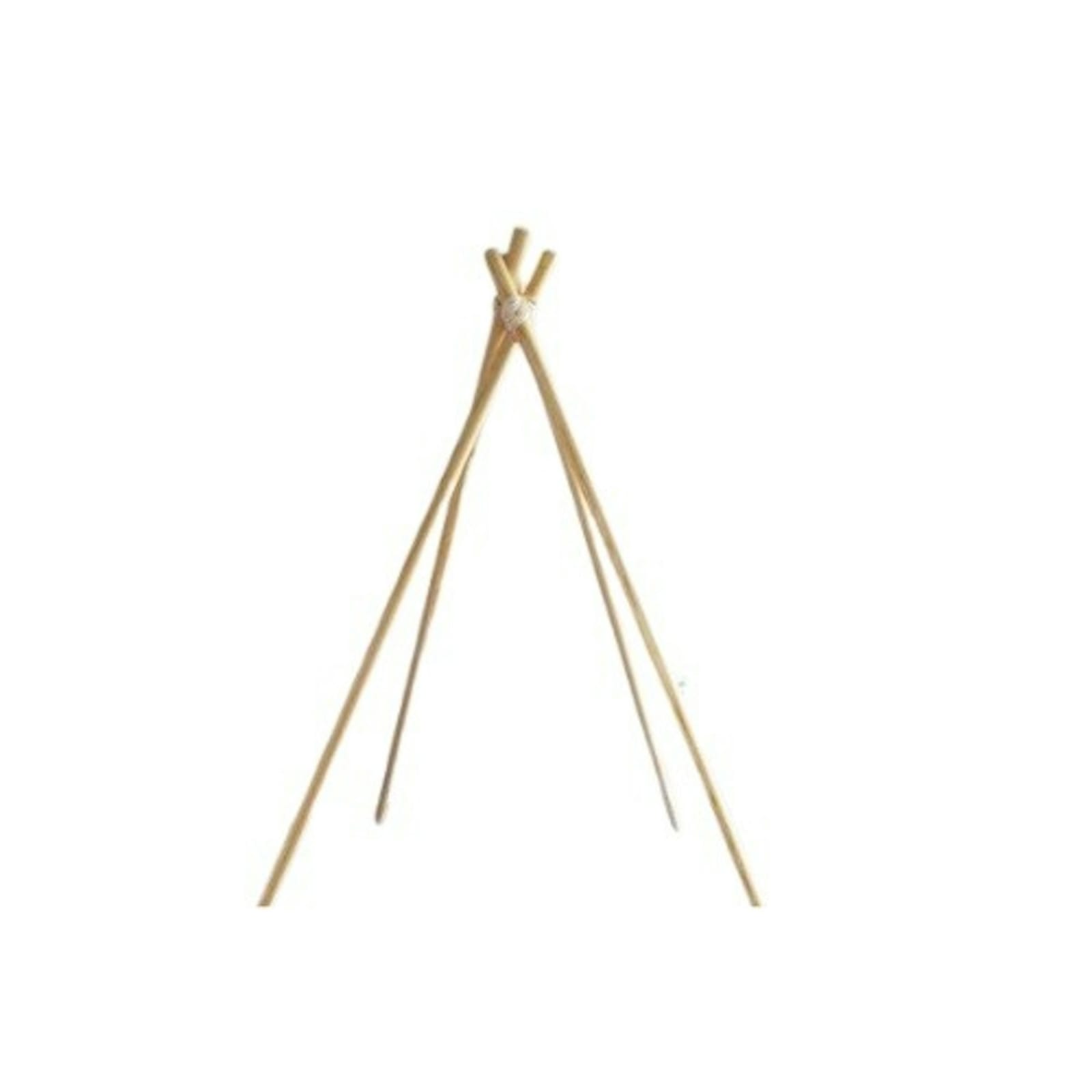 Natural Wood Tripod Frame