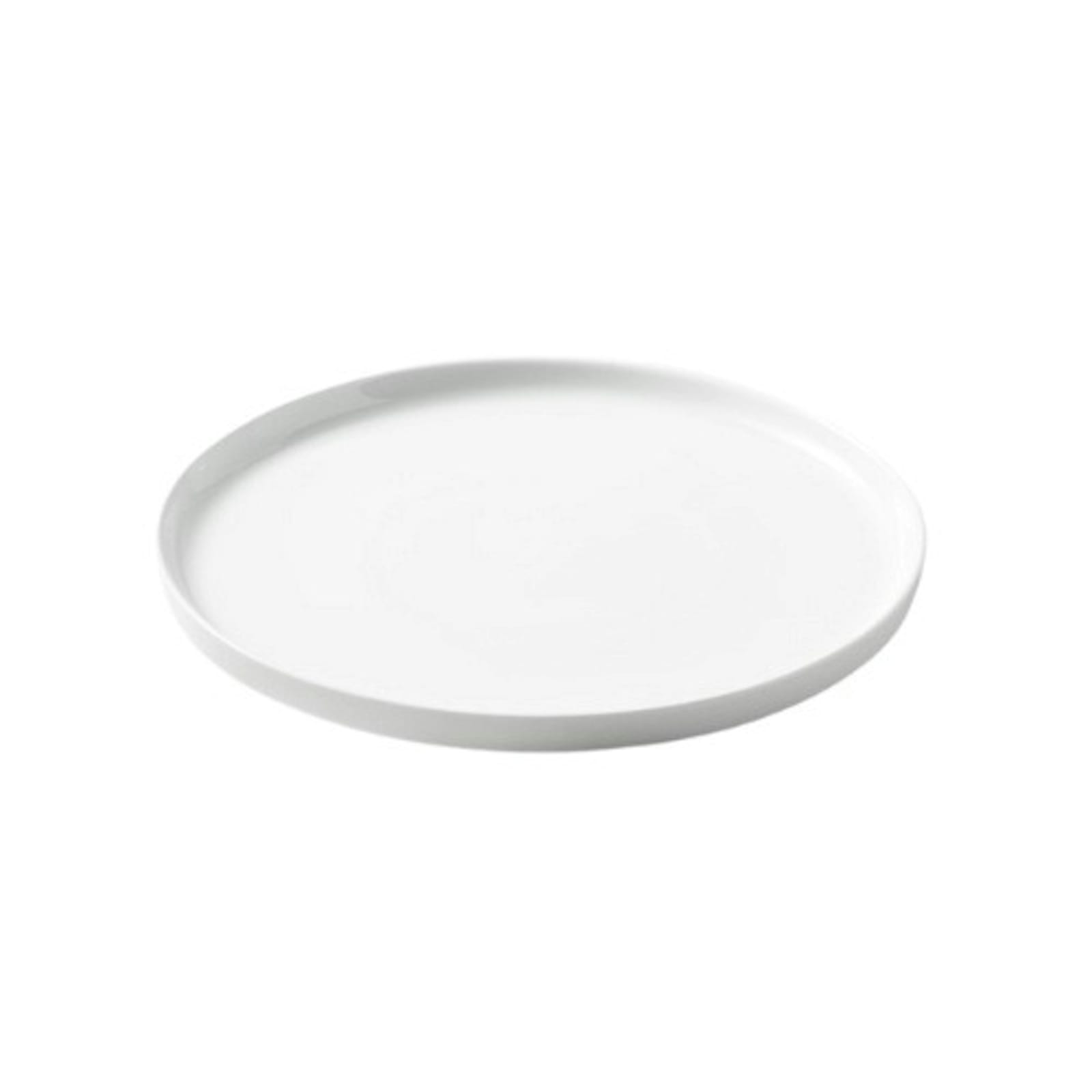 Modern White Ceramic Dinner Plate
