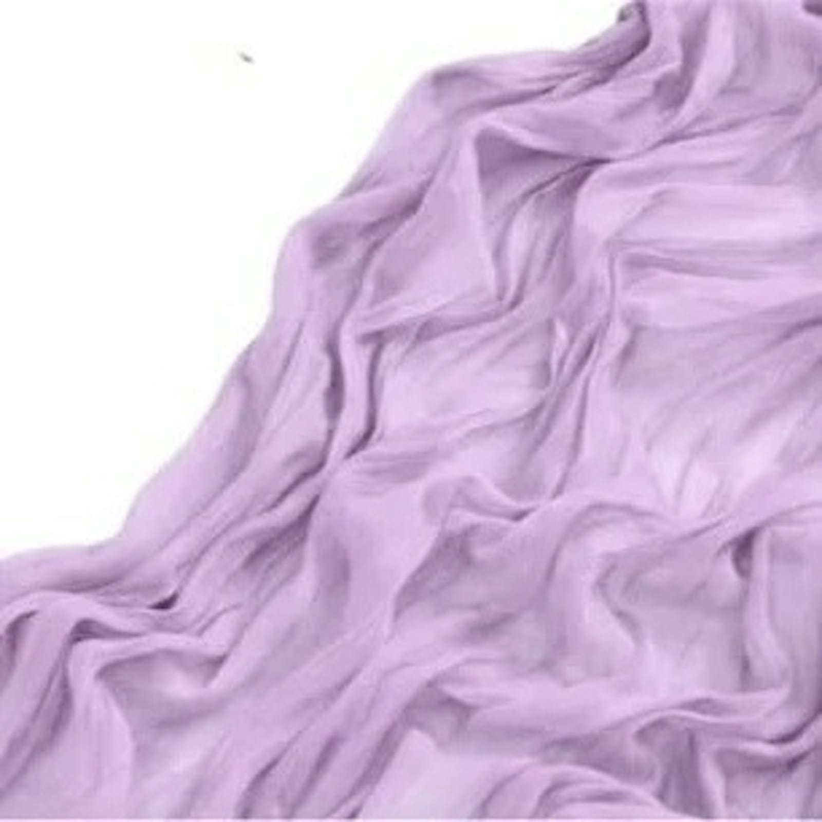 Lavender Sheer Chiffon Drape/Runner 10-14ft