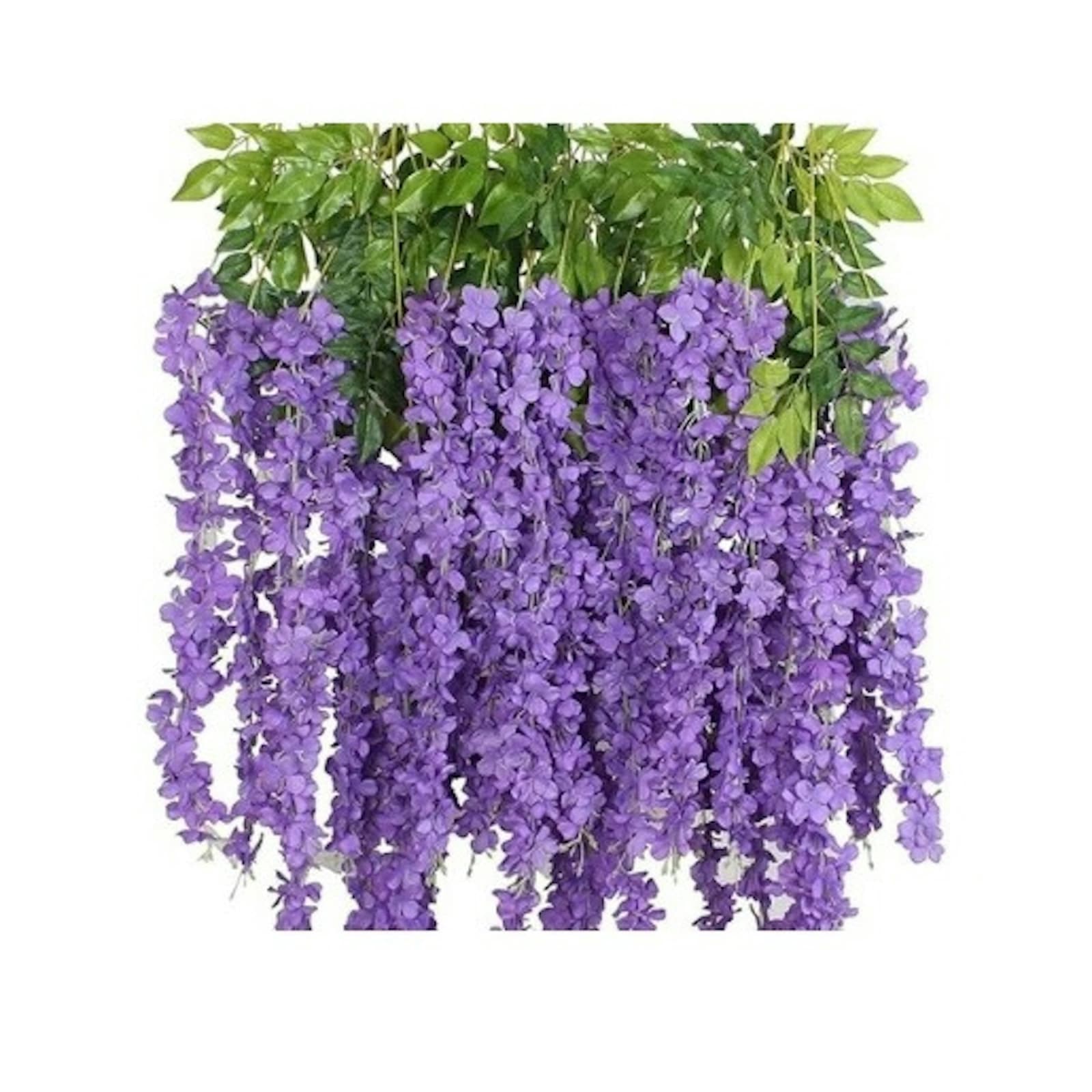 Artificial Purple Wisteria Garlands (pack of 24)