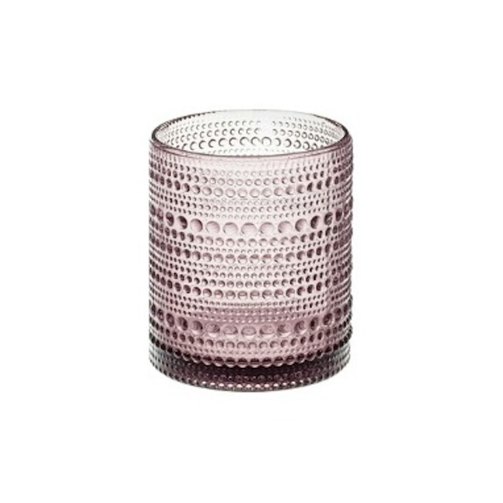 Lilac Textured Glass Tumbler (per piece)