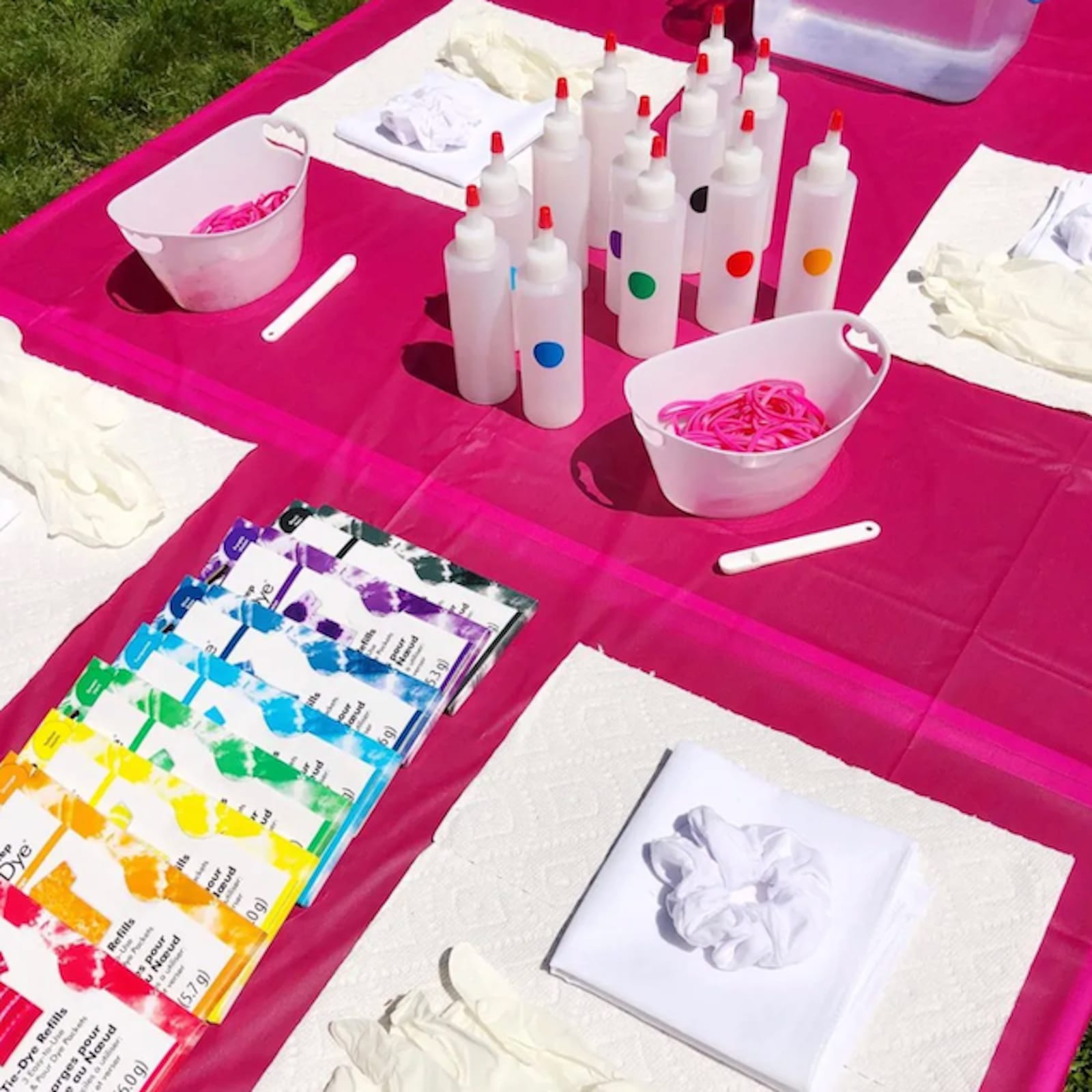 Kids' Hands-On Tie-Dye Party