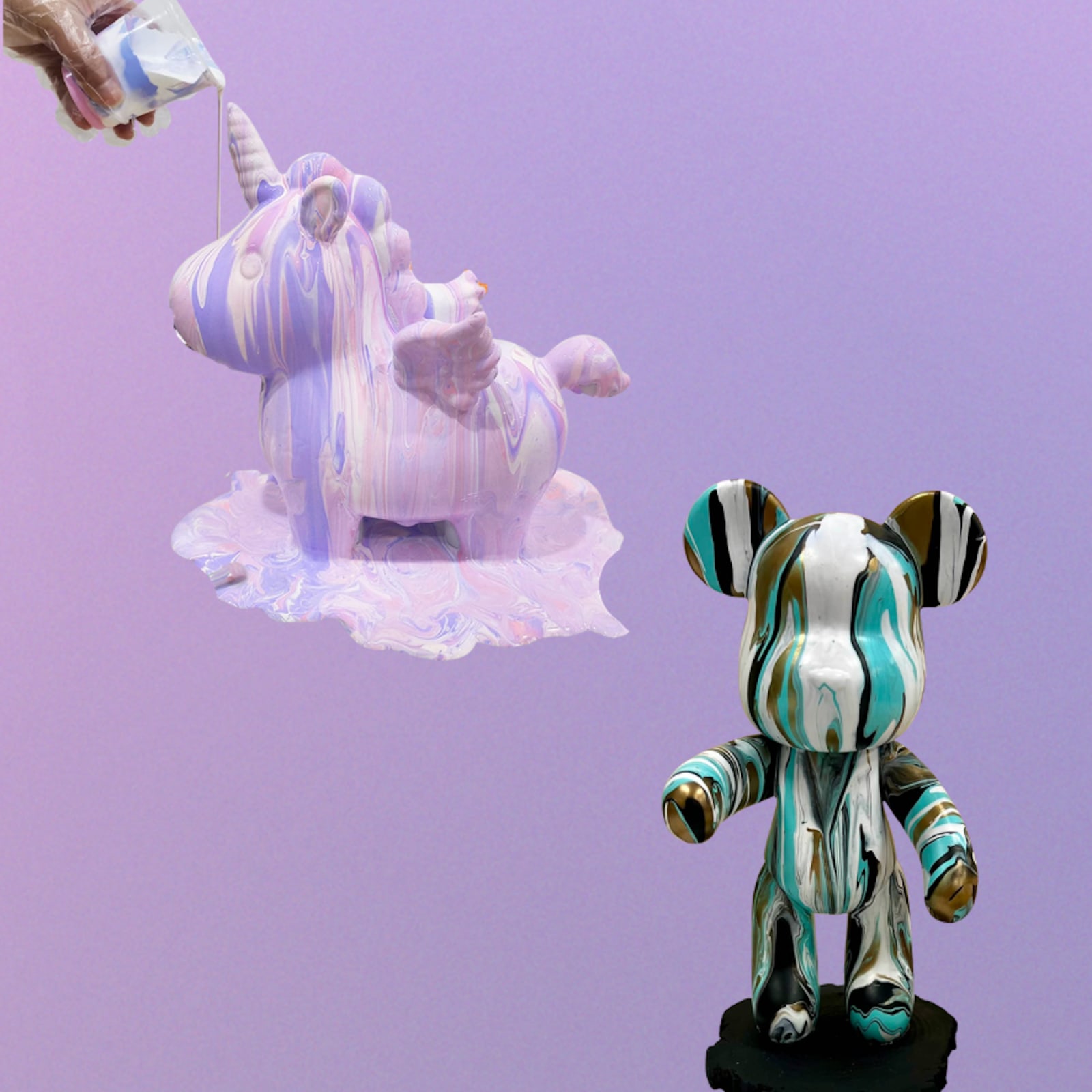 Kids' Paint Pouring Party Experience
