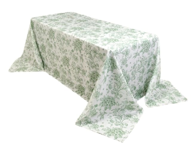 Decorative Polyester Table Cloth - 90x132"