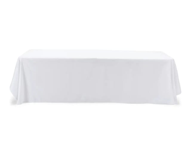 White Table Cloth - 90x132"