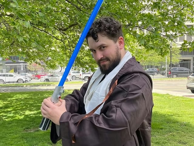 Star Wars Party Character & Lightsaber Training