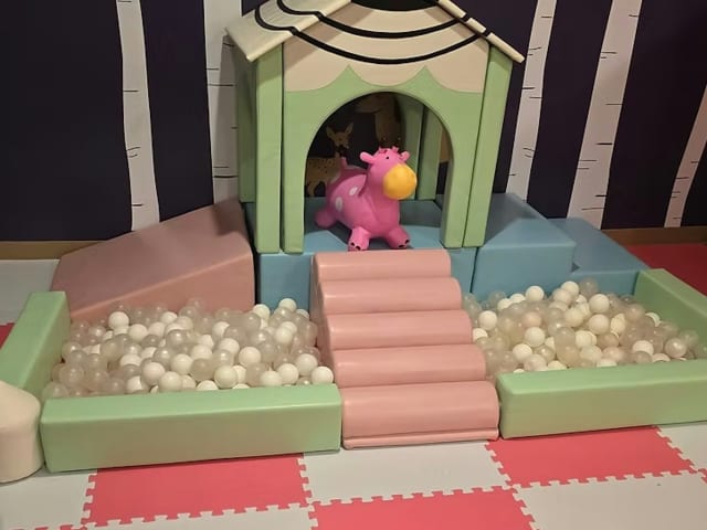 Pastel Playhouse: Twin Ball Pits & Soft Play Fun
