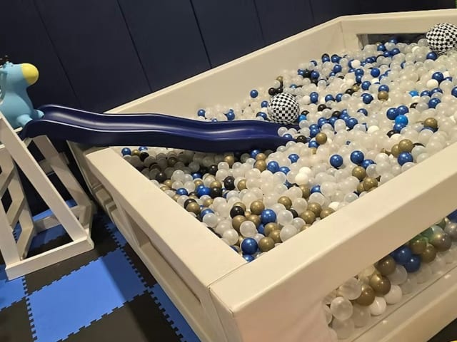 Playful Giant Ball Pit Rental with Deluxe Slide