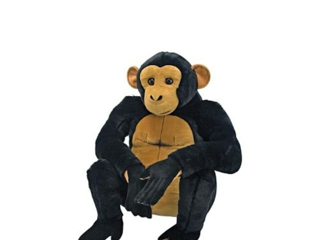 Plush Monkey Costume Adult Size 19" H x 16" W x 17" L