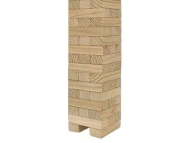 Giant Wooden Stacking Game