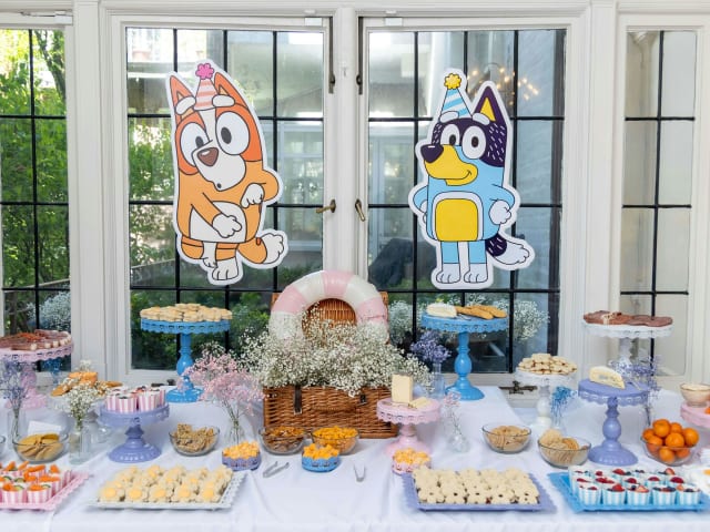 Bluey Character Party Coroplast Cutouts (Set of 4)