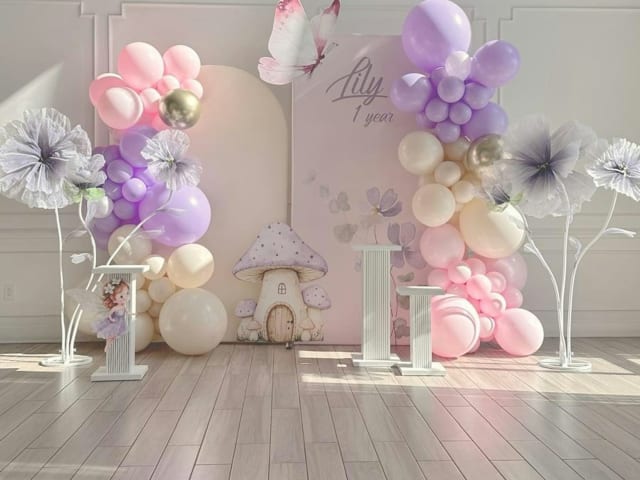 Complete Fairy Garden Birthday Setup (1st Birthday)