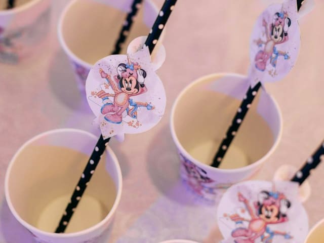 Custom Themed Drinking Straws with Character Toppers