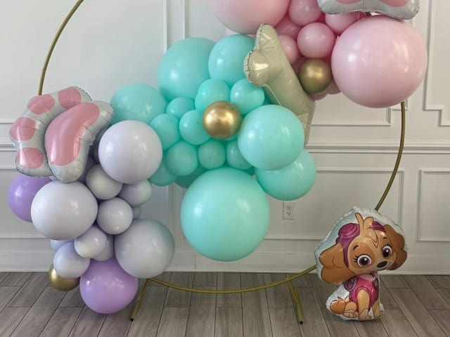 Pastel Animal Themed Birthday Setup (Compact)