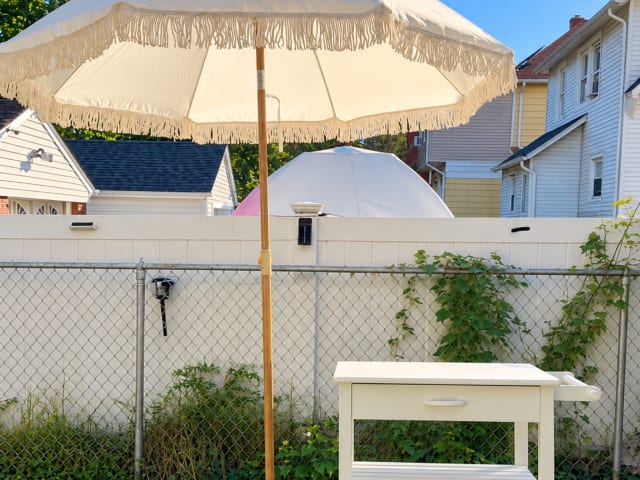 White party cart, Clifton, NJ event rental | Collect Sisu