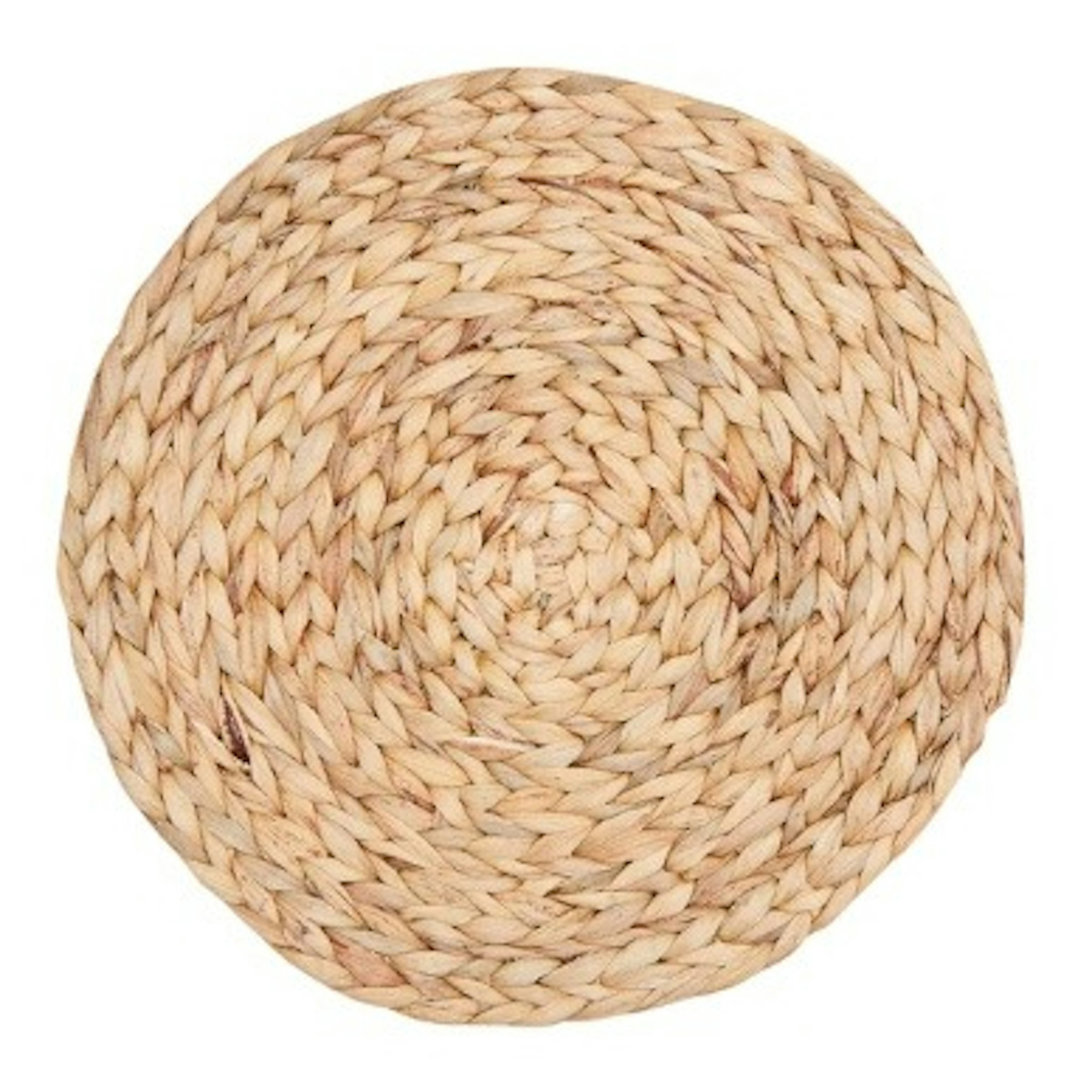 Woven Water Hyacinth Round Placemat