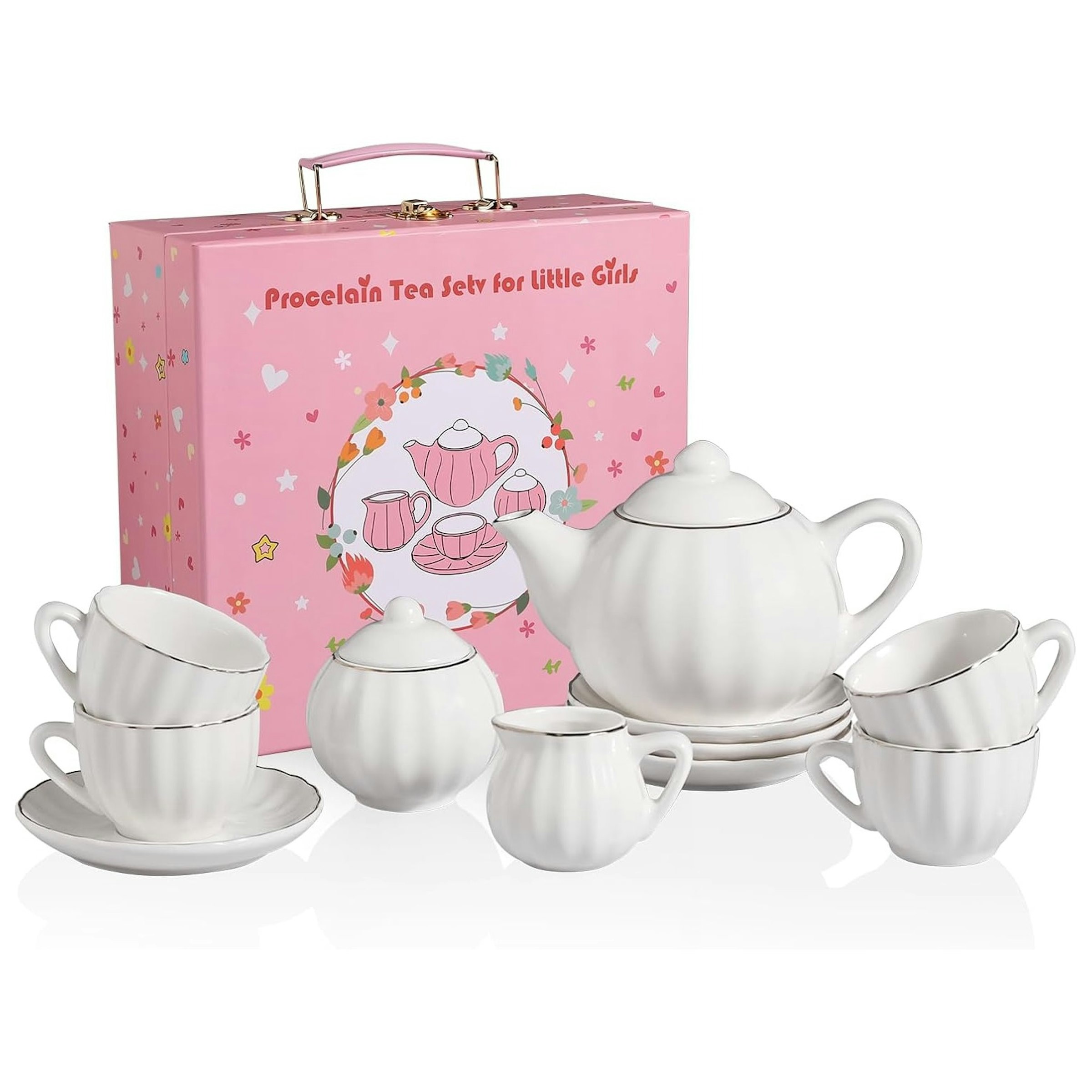 White Porcelain Children’s Tea Party Set