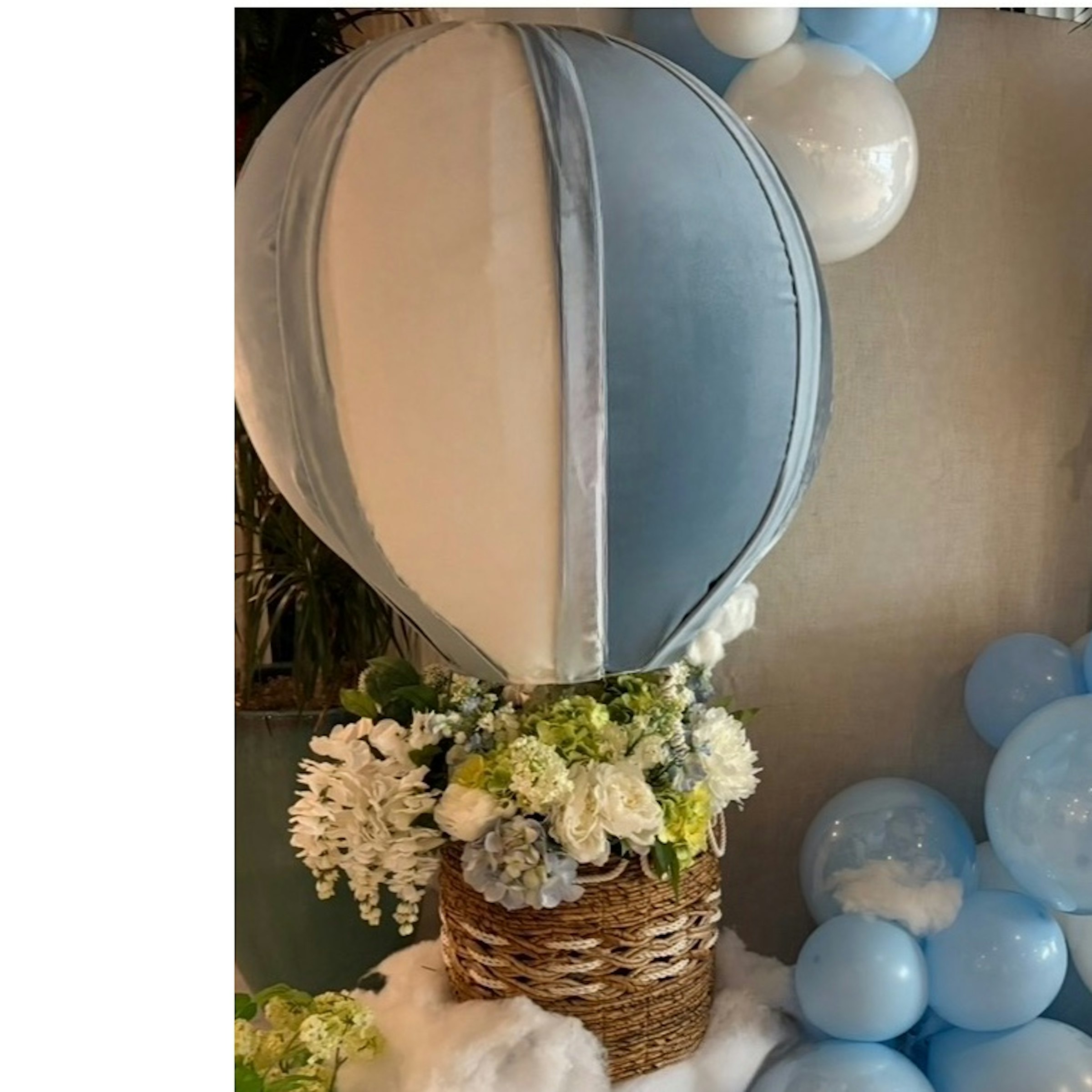 Blue Hot Air Balloon