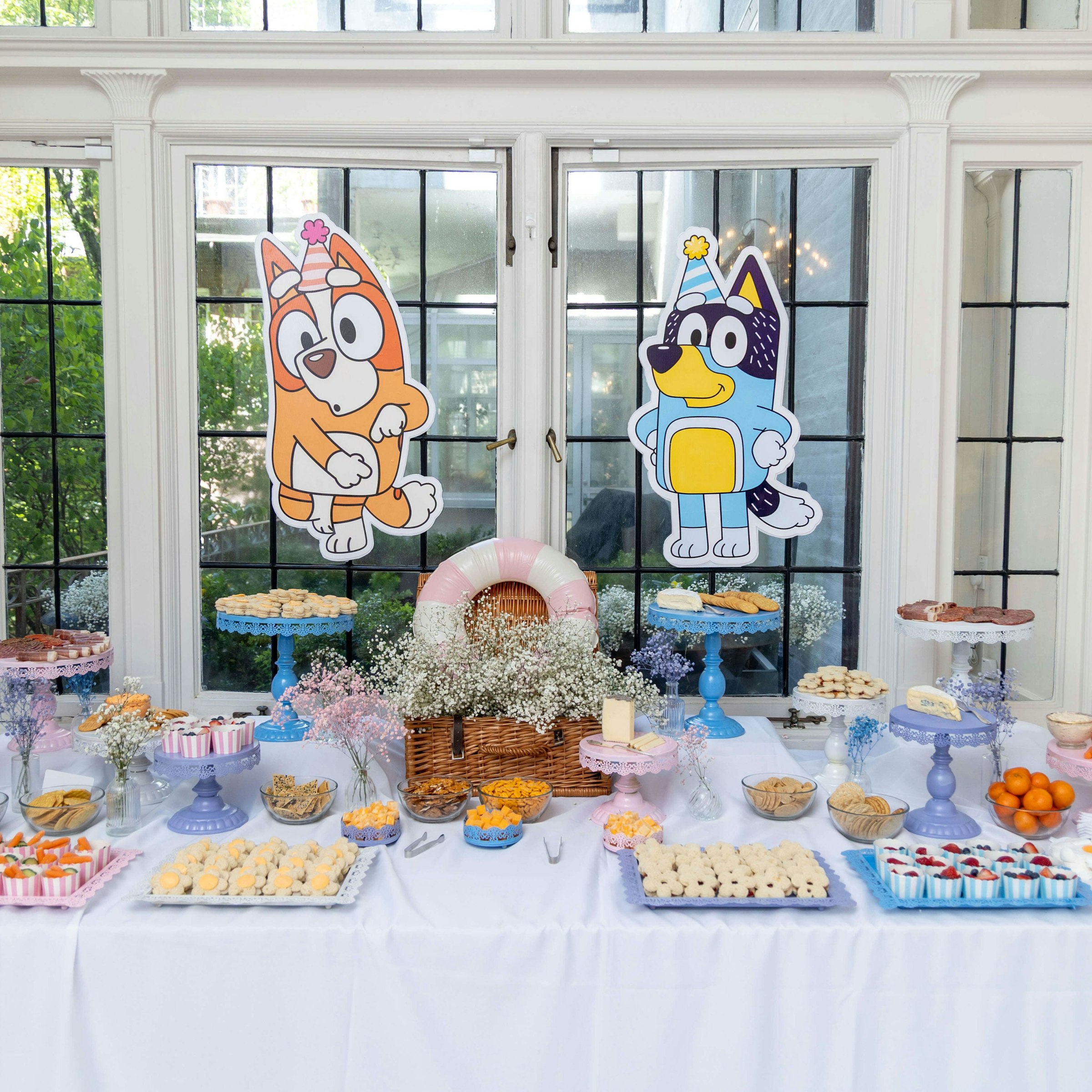 Bluey Character Party Coroplast Cutouts (Set of 4)