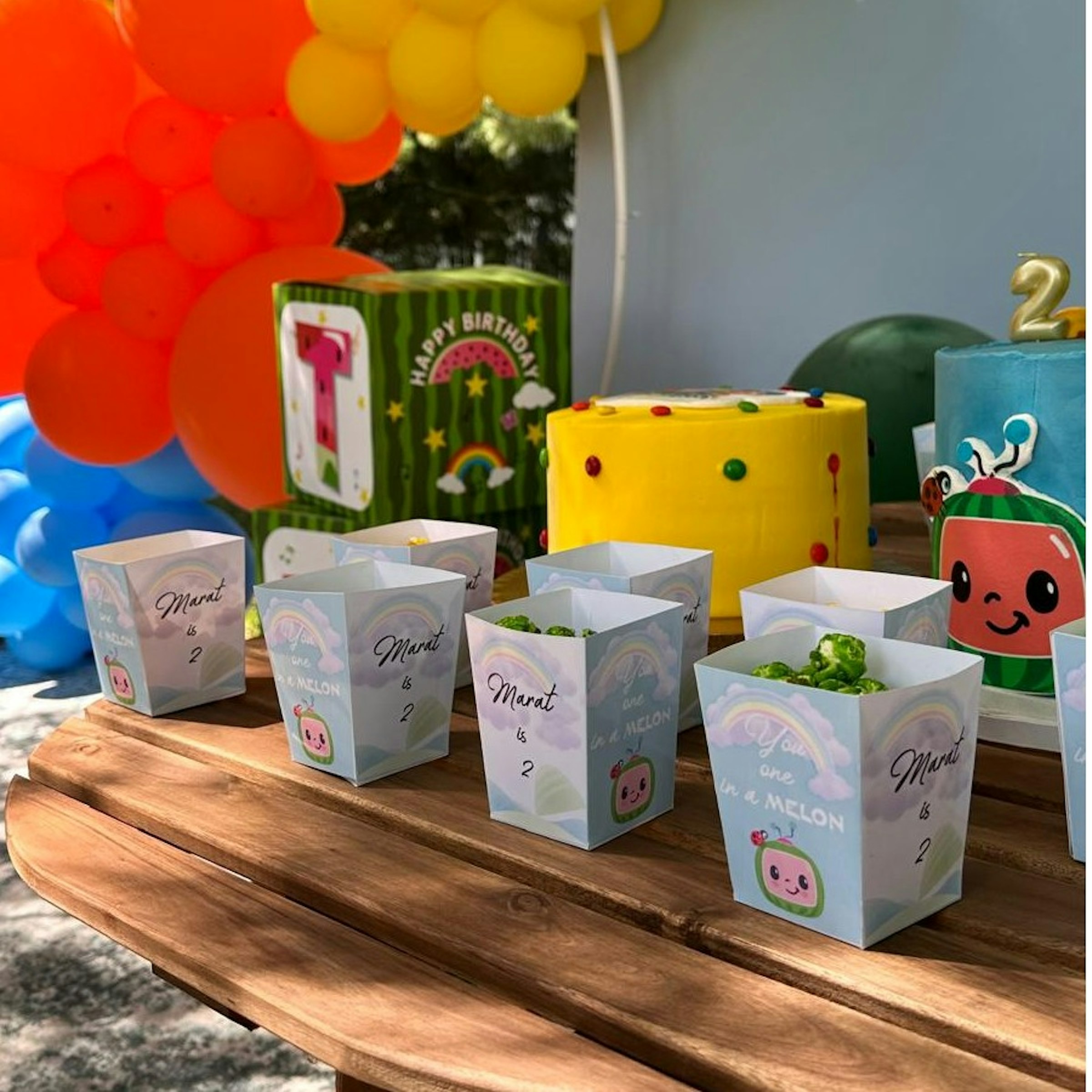 Custom Themed Popcorn Boxes (Personalized)
