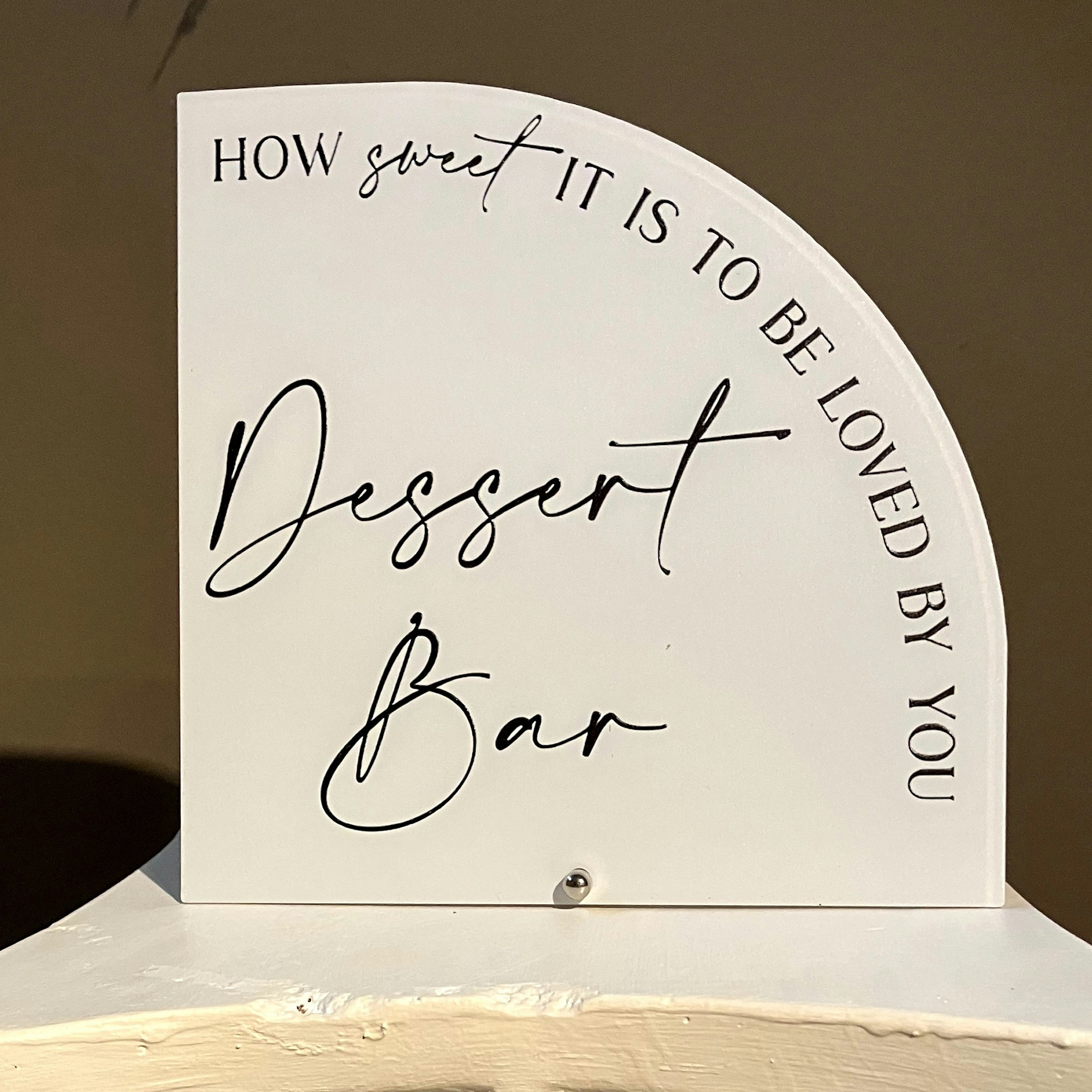 Dessert Bar Sign