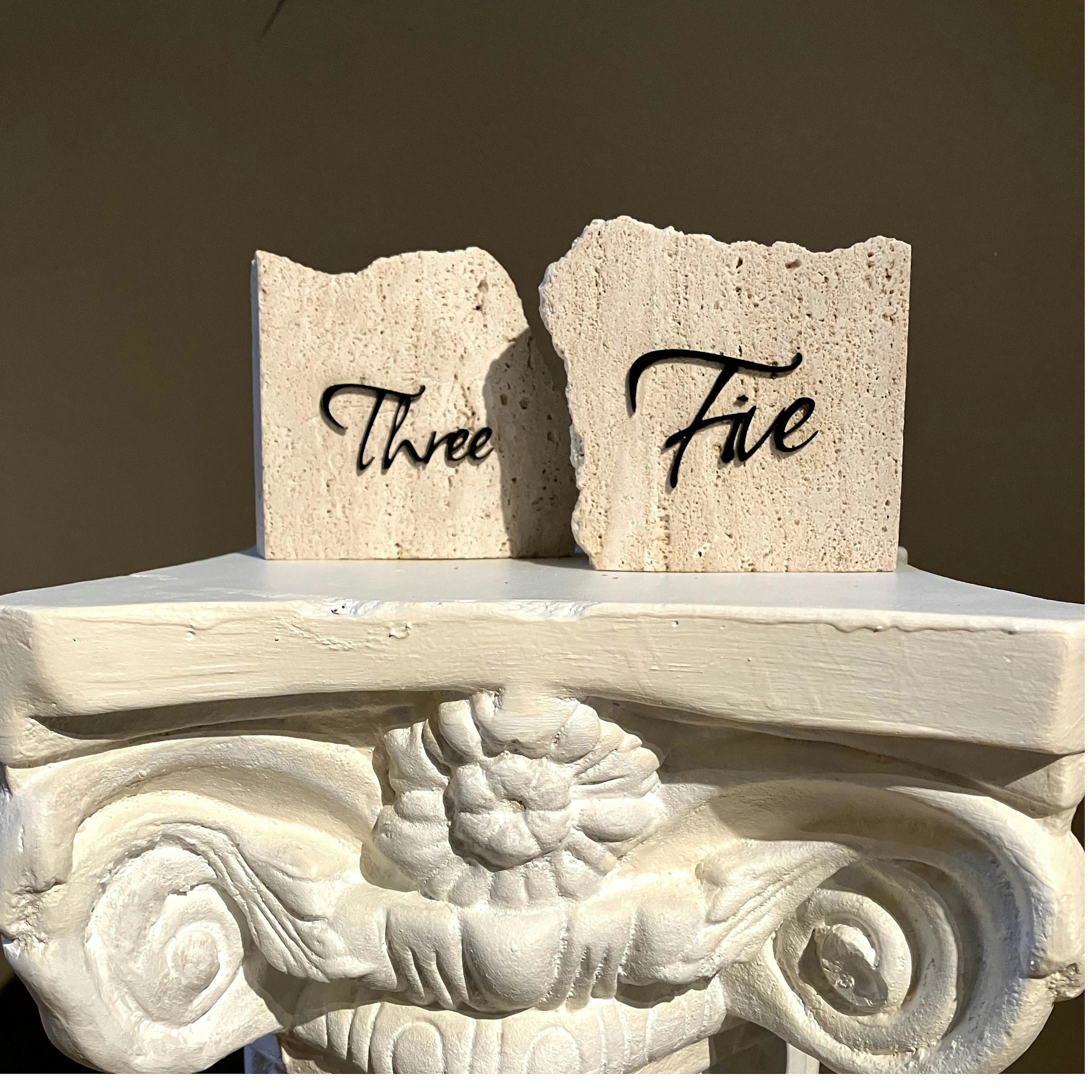 Stone Table Numbers (1-11 available)