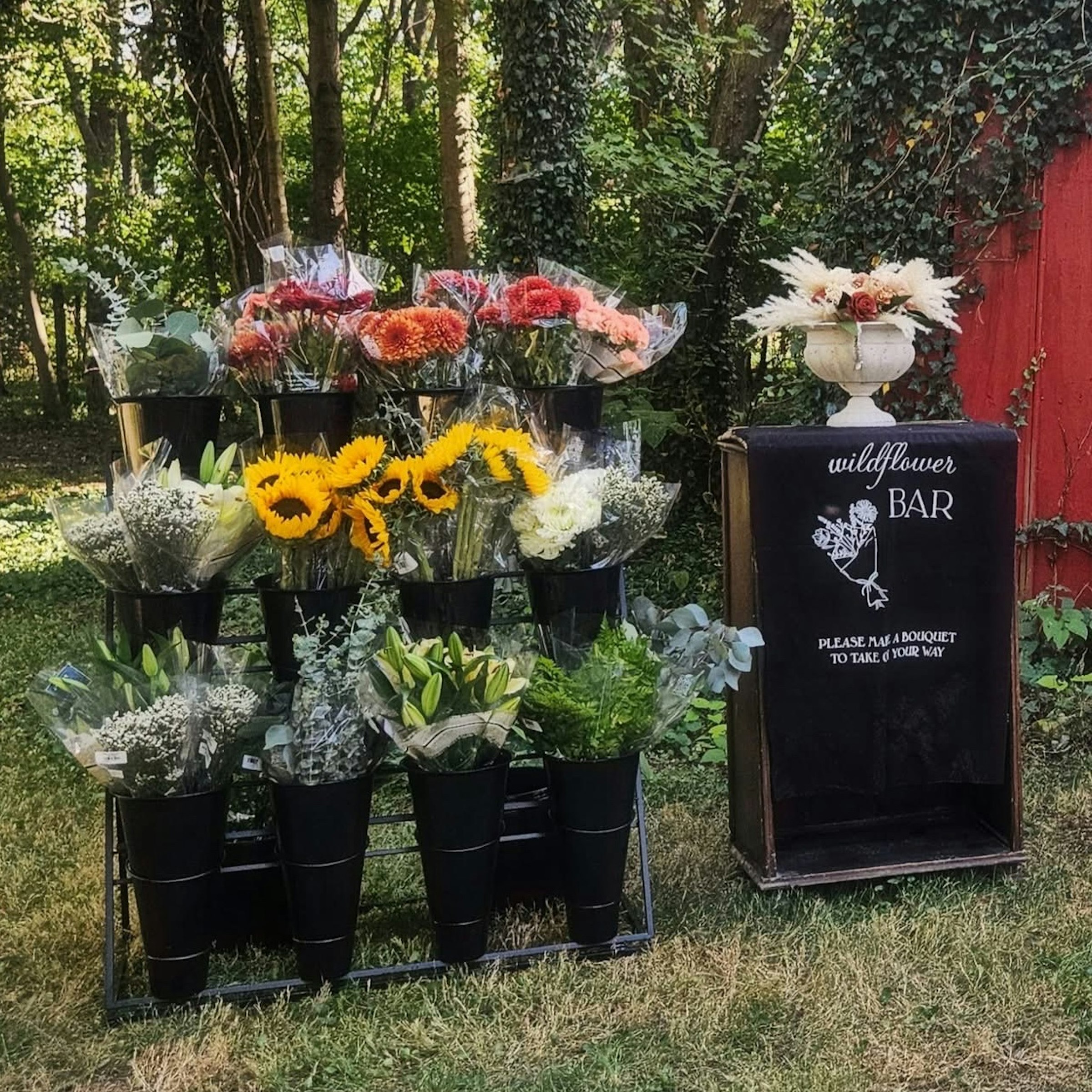 3 Tier Mobile Flower Stand
